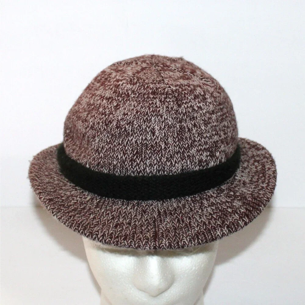 Vintage Hat women pink Union Made Glove Workers of America Creslan acrylic wool